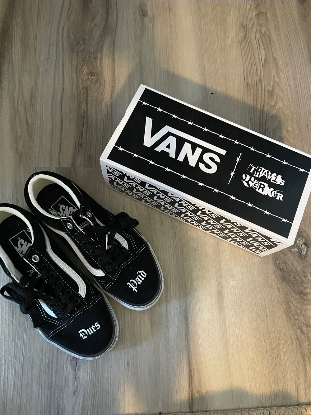 Vans x Travis Barker Dues Paid NWT Black size 6.5W